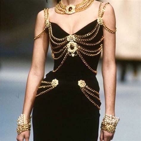 vestido versace negro y dorado|vestido versace farfetch.